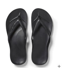 Load image into Gallery viewer, Archies Thongs Coral, Black, White Navy & Taupe Structured Arch Support