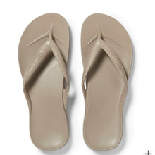 Load image into Gallery viewer, Archies Thongs Coral, Black, White Navy & Taupe Structured Arch Support