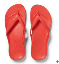Load image into Gallery viewer, Archies Thongs Coral, Black, White Navy & Taupe Structured Arch Support