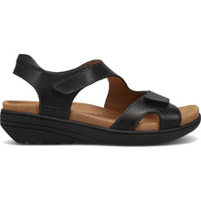 Load image into Gallery viewer, Taos Serene, Black &amp; Tan, Velcro Adjustable Straps, Sculptured Padded Innersole
