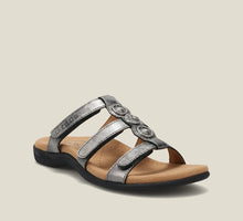 Load image into Gallery viewer, Taos Prize Pewter &amp; Harvest Multi, Sculptured Arch &amp; 3 Adjustable Velcro Straps
