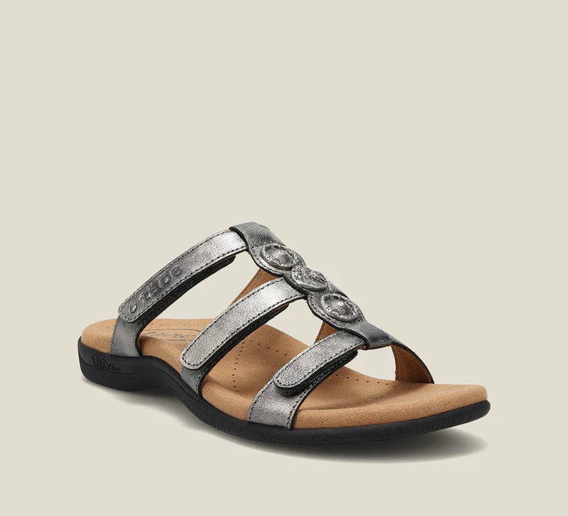 Taos Prize Pewter & Harvest Multi, Sculptured Arch & 3 Adjustable Velcro Straps