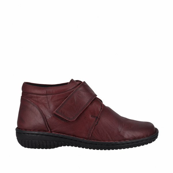 Cabello 5240 Burgundy & Khaki, C Fitting, Orthotic Friendly, Removable Innersole & Velcro Strap