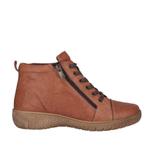 Load image into Gallery viewer, Cabello 7232 Choclate &amp; Tan, Orthotic Friendly, Removable Innersole, Side Zip &amp; Lace
