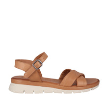 Load image into Gallery viewer, Cabello Able, Tan &amp; Pewter, Soft Leather Straps, Padded Innersole &amp; Buckle
