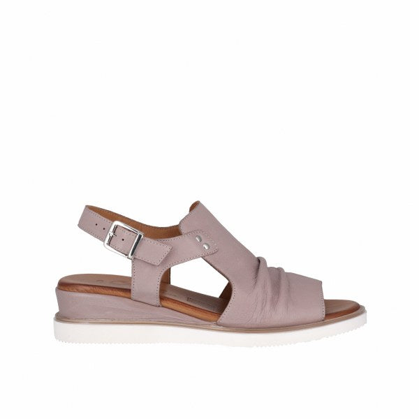 Cabello Alfie Taupe, Wedge heel & Padded Innersole