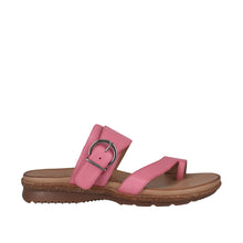 Load image into Gallery viewer, Cabello Archy Pink &amp; Tan, Toe Thong, Adjustable Buckle &amp; Sculptured Innersole
