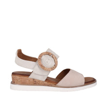 Load image into Gallery viewer, Cabello Aspen Fuchsia &amp; Taupe, Wedge Heel, Velcro Strap &amp; Padded Innersole
