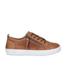 Load image into Gallery viewer, Cabello Bella Navy, Tan Taupe &amp; Black, Orthotic Friendly, Removable Innersole, Lace &amp; Zip
