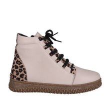 Load image into Gallery viewer, Cabello Bonnie Tan &amp; Stone, Orthotic Friendly, Removable Innersole, Zip &amp; Lace
