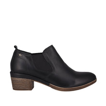 Load image into Gallery viewer, Cabello Bridgette, Tan &amp; Black, Padded Innersole, Double Side Gusset, Slip On &amp; Black Heel
