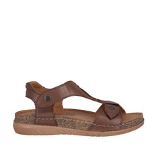 Load image into Gallery viewer, Cabello Cherry Brown &amp; Pewter, Double Velcro Strap &amp; Padded Innersole
