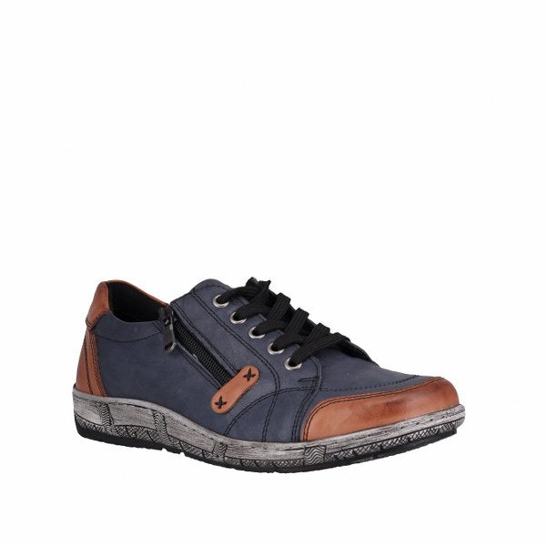 Cabello Cp656 Black/Burgundy, Navy Tan, Orthotic Friendly, Zip & Lace