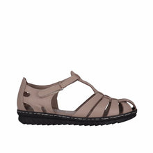 Load image into Gallery viewer, Cabello Cp820 Red &amp; Taupe, Heel In, Toe In, Padded Innersole &amp; Velcro Strap
