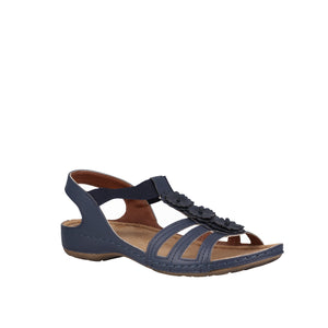 Carla Verde CV669 Navy & Taupe, Comfort Innersole, Synthetic Upper & Leather Lining