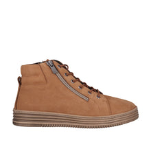 Load image into Gallery viewer, Cabello Celeste Olive Green &amp; Tan, Orthotic Friendly, Removable Innersole, Double Zip &amp; Lace
