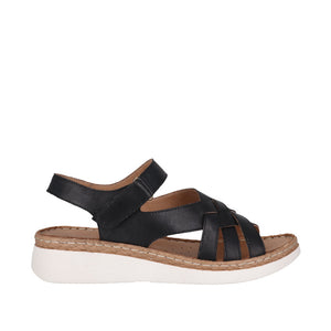 Cabello Confide Tan & Black, Cushioned Innersole & Velcro Strap