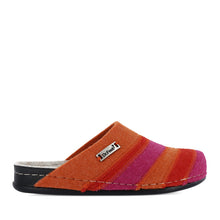 Load image into Gallery viewer, Dr Feet Hannah Fuschia Multi &amp; Yellow Multi, &amp;0% Wool 30% Polyester, Sculptured Arch Support, Slip On &amp; Low Heel
