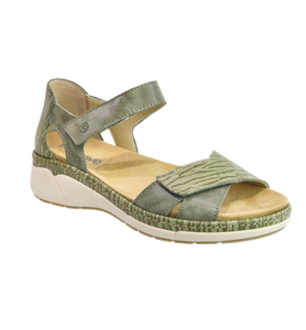 Suave Dickens Olive & Taupe, Velcro Straps, Orthotic Friendly, Removable Innersole & Heel In