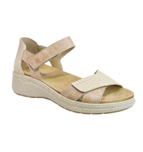 Load image into Gallery viewer, Suave Dickens Olive &amp; Taupe, Velcro Straps, Orthotic Friendly, Removable Innersole &amp; Heel In
