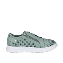 Load image into Gallery viewer, Cabello EG172 Emerald &amp; Latte, Orthotic Friendly, Removable Innersole, Zip &amp; Lace
