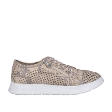 Load image into Gallery viewer, Cabello EG172P, Moziac &amp; White, Orthotic Friendly, Removable Innersole, Zip &amp; Lace
