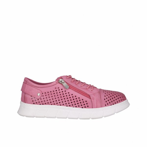 Cabello EG172 Pink & White, Orthotic Friendly & Removable Innersole