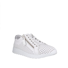 Load image into Gallery viewer, Cabello EG256 Tan &amp; White, Orthotic Friendly, Zip, Lace &amp; Removeable Innersole
