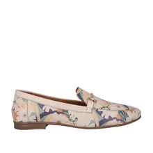 Load image into Gallery viewer, Cabello EG311 Black &amp; Floral, Padded Innersole &amp; Low heel Court Shoe
