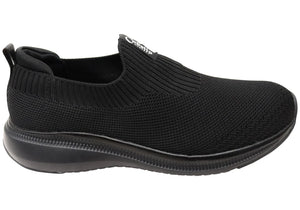 Cabello Stride Rose Pink, Black & White, Orthotic Friendly, Removable Innersole & SlipOn
