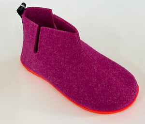 Dr Feet Helena Fushia, Boot, Structured Arch Support, Wool Blend