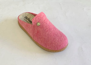 Dr Feet Hoops Pink & Blue, Orthotic Friendly, Removable Innersole & 70% Wool