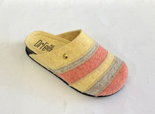 Load image into Gallery viewer, Dr Feet Hannah Fuschia Multi &amp; Yellow Multi, &amp;0% Wool 30% Polyester, Sculptured Arch Support, Slip On &amp; Low Heel
