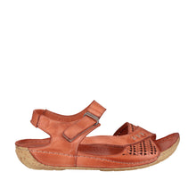 Load image into Gallery viewer, Cabello Karma Orange, &amp; Denim Blue, Sculptured Arch, Padded Innersole &amp; Velcro Strap
