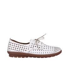 Load image into Gallery viewer, Cabello Kroon Tan &amp; White, Orthotic Friendly, Removable Innersole, Sculptured Arch &amp; Lace
