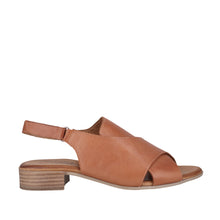 Load image into Gallery viewer, Cabello Patch Tan &amp; Stone, Low Heel, Padded Innersole &amp; BackStrap
