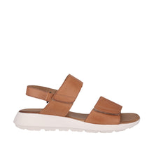 Load image into Gallery viewer, Cabello Panda Tan &amp; Black, Dual Adjustable Straps &amp; Padded Innersole

