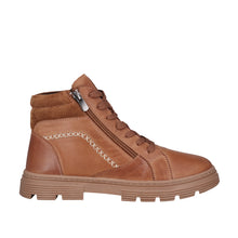 Load image into Gallery viewer, Cabello Parker Tan &amp; Stone, Orthotic Friendly, Removable Innersole, Lace &amp; Zip
