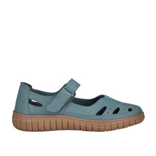 Load image into Gallery viewer, Cabello Rise Denim, Denim &amp; Taupe, Mary Jane, Padded Sculptured Innersole, Removeable Innersole
