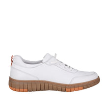 Load image into Gallery viewer, Cabello Raven White &amp; Tan, Orthotic Friendly, Removable Innersole, Elastic Lace &amp; Extra Laces to be able to Change to Normal Lacing &amp; Double Zip
