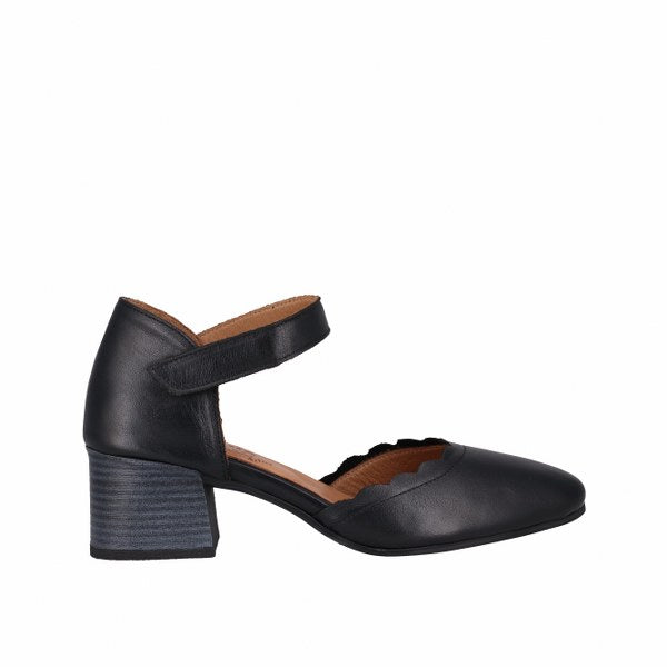 Cabello Safran Black, Toe In, Heel In & Velcro Strap