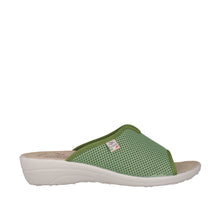 Load image into Gallery viewer, Fly Flot T4429 FE, Green &amp; Blue, Slide, Padded Innersole &amp; Soft Mesh Upper
