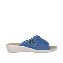 Load image into Gallery viewer, Fly Flot T4429 FE, Green &amp; Blue, Slide, Padded Innersole &amp; Soft Mesh Upper
