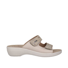 Load image into Gallery viewer, Fly Flot T5 B18 ZE Beige &amp; White, Slide Comfort Arch support, Adjustable Velcro Straps
