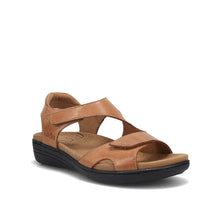 Load image into Gallery viewer, Taos Serene, Black &amp; Tan, Velcro Adjustable Straps, Sculptured Padded Innersole
