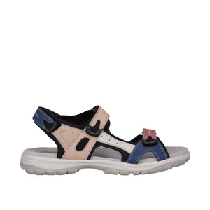 Cabello Trek Taupe Multi, Walking Sanda, Padded Innersole& Adjustable Velcro Straps