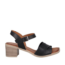 Load image into Gallery viewer, Cabello Wiley, Black, Pewter &amp; Taupe, Heel &amp; Ankle Strap
