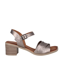 Load image into Gallery viewer, Cabello Wiley, Black, Pewter &amp; Taupe, Heel &amp; Ankle Strap
