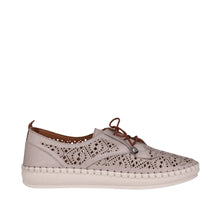 Load image into Gallery viewer, Cabello Wander Denim Blue &amp; taupe, Orthotic Friendly, Removable Innersole &amp; Lace
