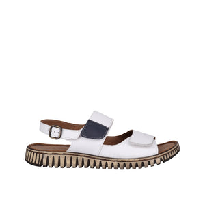 Cabello Zahra Black & White, Adjustable Straps & Padded Innersole